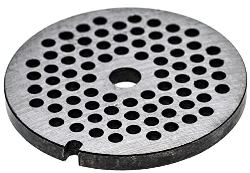 vhbw piastra forata 32 compatibile con ADE tritacarne - diametro fori 6mm, foro centrale 13,4mm, acciaio