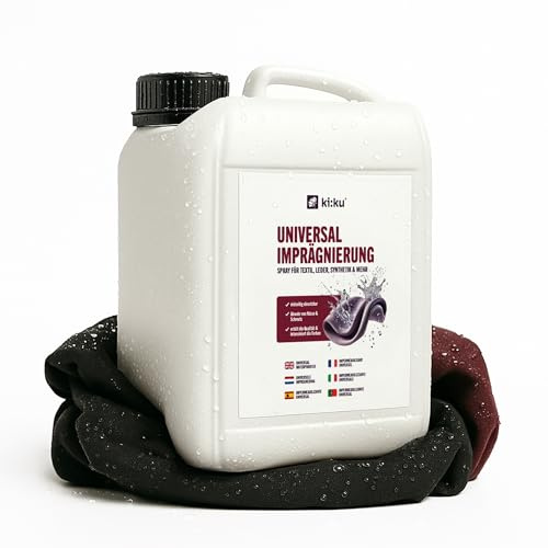 ki:ku Universal Imprägnierung | Imprägnierspray Schuhe, Jacke, Gore-Tex, Zelt, Wildleder, Polster | wasserabweisend atmungsaktiv Fleckenschutz