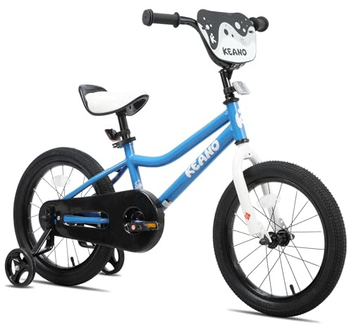 KEANO Lexicon 12/16/20 Zoll Kinderfahrrad für Jungen Mädchen im Alter von 2-9Jahren, 12/16 Zoll Kinderfahrräder mit Stützrädern