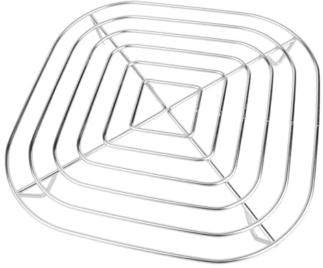 Fukaisu Rejilla para Freidora de Aire, Rejilla de Repuesto Acero Inoxidable Compatible con Ninja Crispi Air Fryer FN090 FN091 FN100 FN101 FN103 todas las Series(Plateada)