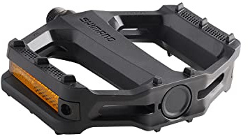 SHIMANO PD-EF102 Flat Pedal Resin, Black, Individual Pack