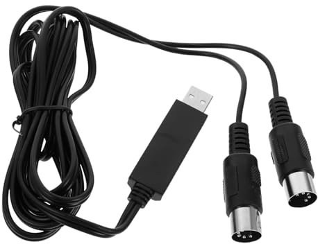 TOYANDONA 2 USB MIDI Kabel Adapter Für Piano Keyboard Professionelles Verbindungskabel Für PC Laptop Und Musik Editing Kabel Für Elektronische Klaviere Und E Drums