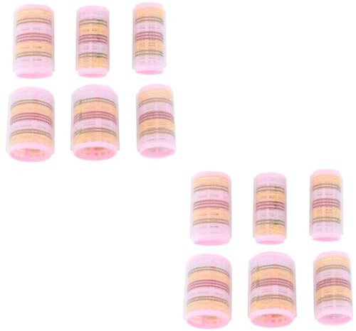 FRCOLOR 12stücke Kunststoff Lockenwickler Für Schonendes Haarstyling Kreatives Haarstyling-werkzeug Für Damen Und Mädchen Für Temporäre Locken Und Einfach Zu Bedienen