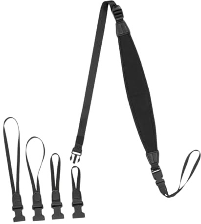 Amagogo Tuba-Schlinge, Messing-Schlinge, die meisten Blechblasinstrumente mit Schnallen, verstellbarer PU-Instrumenten-Schlinge, Tuba-Gurt, Tuba,