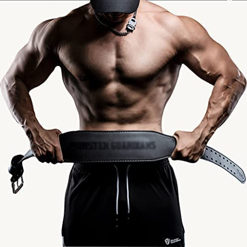 Krafttraining-Schutzgürtel für Männer und Frauen, Fitnessgürtel, Gewichthebergürtel für Kniebeugen, Kreuzheben, Bankdrücken, Schwarz, 60–82 cm