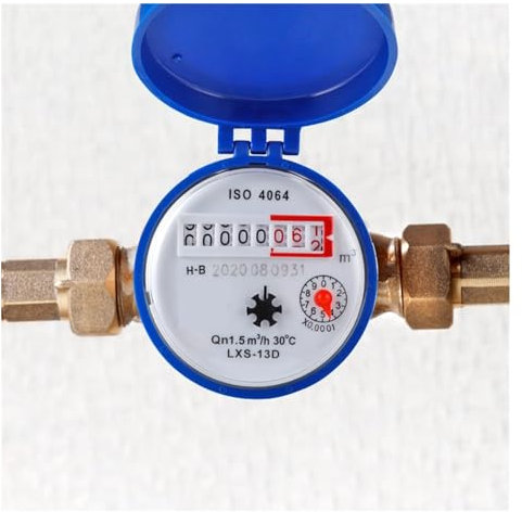 Wasserzähler, Kalter Intelligenter Wasserzähler, Mechanischer Drehflügel-E-Typ, Präzisions-Digitalanzeige, Zeigerzähler, Wasserzähler, Durchflussmesswerkzeug