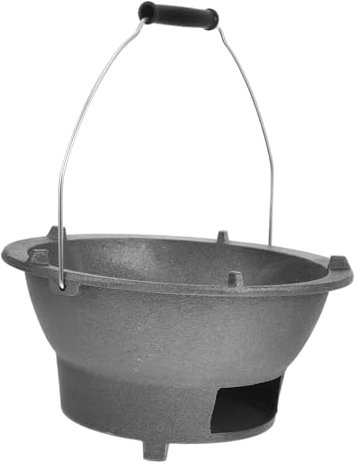 Mipcase Poêle à Fonte Barbecue Portable Pour Camping Plein Air Plaque De Cuisson Pour Cuisinière à Gaz Poêle