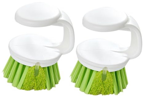 Ciieeo 2pcs Kitchen Dish Brush Scrub Brush Hanging Handle for Dish Washing and Sink Cleaning Kitchen Cleaning Tools