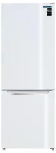 INFINITON Frigorifico Combi FGC-210C14BEZ, 205 Litros, 144 cm de Altura, Fast Freezing, LED Interior, Tirador integrado, E, Blanco