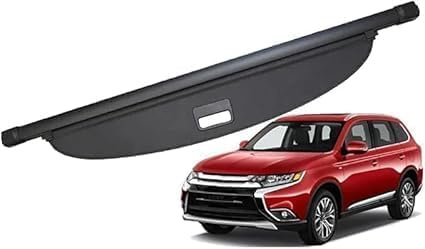 LUlude Cubierta De Carga Retráctil para Maletero para Mitsubishi Outlander 2.0L 2013~2021, Trasero Trunk Estante Paquetes Privacidad Cargo Protectora Cubierta