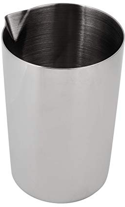Fdit Edelstahl-Rührglas, 500 Ml Bartending-Becher, Cocktail-Shaker für die Verwendung in der Hausbar, 12,3 Cm Hoher Mischbehälter für die Getränkezubereitung