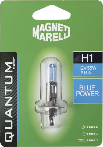 Quantum Energy Magneti Marelli H1 Einzellampe Auto blau Strom 12V 55W Anschluss P14.5s