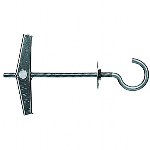 Upat Kippdübel UKH M5 mit Haken (20 Stück). Der flexible Hohlraumdübel mit Gewindestange für starken Halt in Plattenbaustoffen.