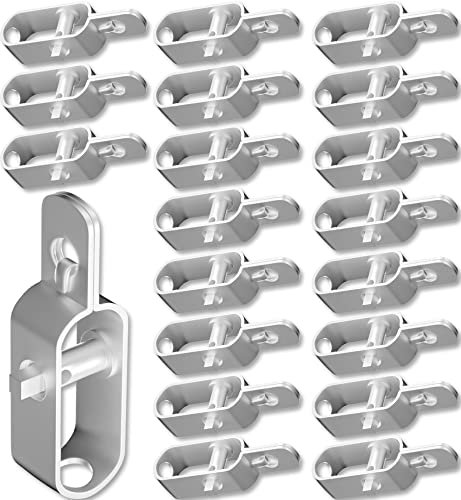 Amagabeli 20 Stück 3# (105mm) Drahtspanner verzinkt, Maschendrahtzaun Spanndraht, Zaunspanner, Drahtzaun Spanner für Garten Spanndraht Wildzaun Forstzaun Weidezaun Knotengeﬂechtzaun (Silbrig)