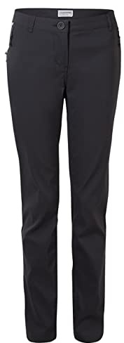 Craghoppers Women's Kiwi Pro II Trousers with 4 Pockets and Water Repellent Finish, Stretchable, Hard Wearing & Sun Protection - Perfect for Outdoor, Walking, Camping & Hiking Grey