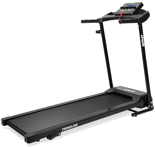 VirtuFit Trendline Laufband für Zuhause Klappbar mit Steigung - 150 kg Belastbarkeit - Klappbares Laufband - Walking pad
