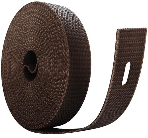 MEISTERBAU - Sangle de volet roulant de 6 m, 14 mm, fabriquée en Allemagne, pour volets roulants sur portes et fenêtres, extrêmement résistante à la déchirure et aux UV, sangle de volet roulant avec