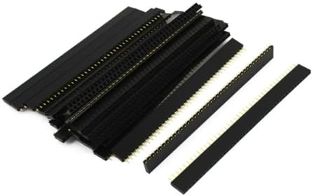 ShillehTek 20pcs (1x40pin) Female Header (2.54mm) Header Pins for PCB, Breadboards, Raspberry Pi, Ardiuno, Arduino Shield, ESP32 and DIY Projects