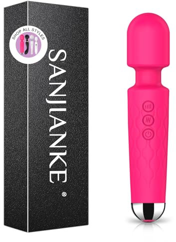Vibrador,Vibradorador clítoris, 8 * 20 modos de vibración,Vibradorador mujer juguetes eróticos,Vibrador juguetes sexuales dildo Femenino verdadero Para Pareja Sexuales (Rosa)