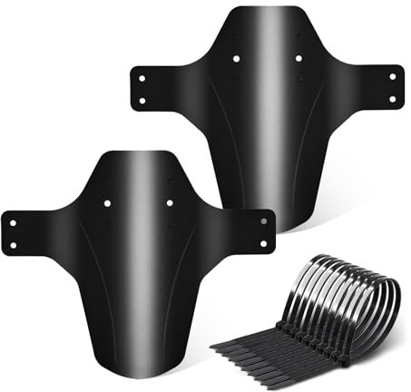 FETESNICE, 2 Pezzi di parafango Plus da 26 650B, 27,5, 29, paraspruzzi per Bicicletta MTB con Cavo di Collegamento… (XIAO-DNB-2MS)