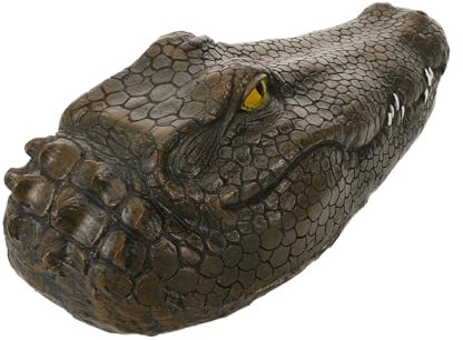 BESPORTBLE Dekoratives Gartenornament Realistische Flussrosskopf Skulptur Aus Langlebigem Harz Für Tisch Und Teichdekoration Für Kreative Landschaftsgestaltung