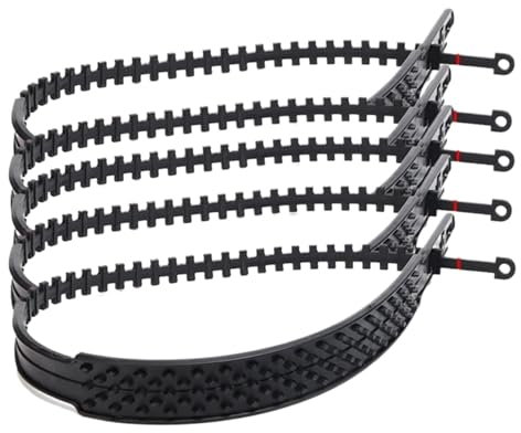 Cadena For Nieve, Cadena For Neumáticos, Juego De Uretano, Amarres For Ruedas, Cinturones, Cadenas For Neumáticos De Coche, Cadena Antideslizante For Invierno, Emergencia For Nieve, 10/1 Uds.(Black)