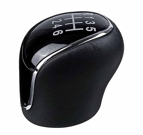 KUANDEDIAN Pomos Palanca Cambios Coche para Ford Transit Tourneo/Custom 2012-2021, 5 6 Velocidades Perilla de Palanca de Cambios Cabezal Manual Pomo Marchas Accesorios