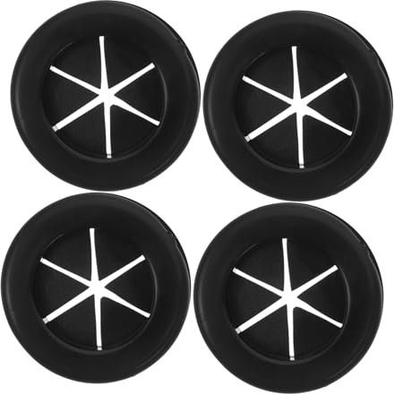 ULTECHNOVO 4pcs Protective Coil Rubber Grommets and Wire Plug Protection Fire Resistant and Water for Desk Hole Cover