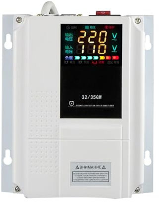 YOIUTRGDK Stabilizzatore di Tensione 220V Regolatore di Protezione 3000W Regolatore di Tensione Automatico monofase Adatto for elettrodomestici instabili