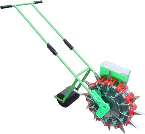 Garden Push Corn Seeder Planter, Seed Sower & Fertilizer Applicator, Lawn & Garden Spreaders Portable Hand Push Seeder, Hand Seed Spreader Fertilizer Applicator