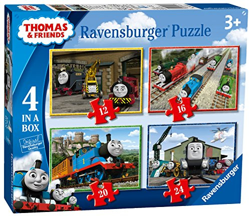Ravensburger Thomas & Friends Puzzle für Kinder ab 3 Jahren (12, 16, 20, 24 Teile), 10,2 cm Box