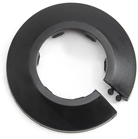 MroMax Rosettenplatte aus Kunststoff für 1,26 Zoll Wasserrohr-Dekoration | 1 x Schnappkappen, Abdeckung für Wandrohrspalten, 32 mm, Rohrflansch, dekorativer Kragen für Küchenventil, WC-Zuleitung