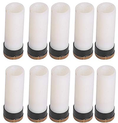 Vbest life Packung mit 10 Stück Snooker Tip Billard Cue Tips, Pool Cue Pole Tip Rod Stick Ersatzteil für Pool Cues & Snooker(10mm)