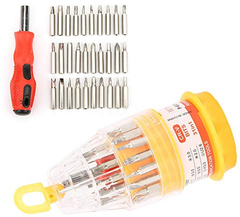 Jeu de tournevis 31 en 1 avec embouts magnétiques universels pour réparation électronique téléphone PC imprimante 3D outils maison indispensables