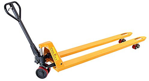 Pro-Lift-Montagetechnik Langhubwagen Palettenwagen Hubwagen 2000 kg Traglast Gabelhubwagen extra lang 2000 mm Gabellänge Handhubwagen für Europaletten 2 t