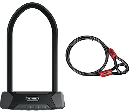 Abus GRANIT XPlus 540 U-Lock 160HB300 Antirrobo, 300 mm + USH540 & Zubehör Schlaufenseil Cobra 12/180, 27391