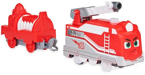 Mighty Express Trenino motorizzato Red con attrezzo di Lavoro e vagone Merci, Giocattoli per Bambini 3+, 6061431