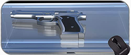 YENDOSTEEN XXL Gaming Mouse Mat Extended,Gun Gale Online pistol Large Gaming Mat
