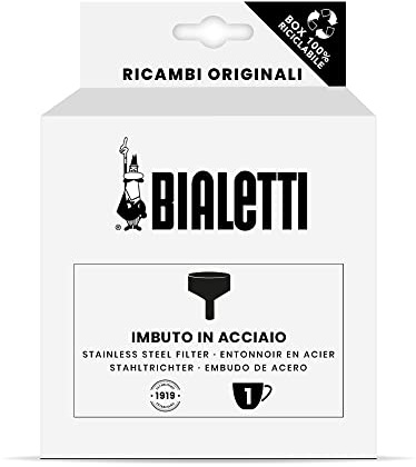 Bialetti Ricambi, Include 1 Filtro a Imbuto, Compatibile con Venus, Kitty, Musa (1 Tazza)