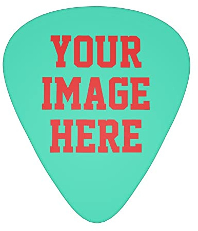 LeDiYouGou 12 Personalisiert Gitarren-Plektren Vollfarbige Individuelle Gitarren-Plektren Mit Ihrem Foto-Design-Druck Tolles Geschenk Für Jeden Musiker