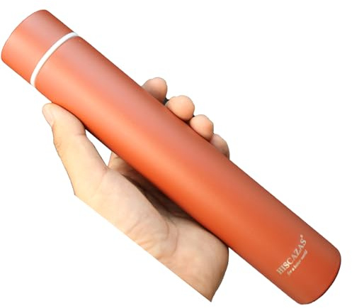 Bouteille Isotherme Slim 250 ml en Acier Inoxydable 304 – Double Paroi, Revêtement Poudré Antidérapant et Résistant aux Rayures – Étanche, Réutilisable, Idéale pour Café, Thé, Bureau et Voyage (Rouge)