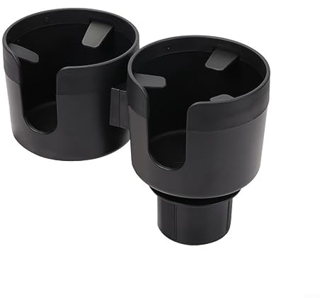 Auto-Becherhalter, Expander, Dual-Adapter, große Tasse für Flaschen, dünne und Dicke Kaffeetasse, für 360 Grad drehbar, Verstellbarer Expander-Halter