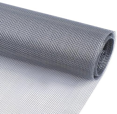 Grillage métallique en acier inoxydable Maille fine Rouleau de filtre Feuille 304 30 mesh Treillis métallique pour portes -Repousse les souris les insectes et les serpents 30 x 120 cm