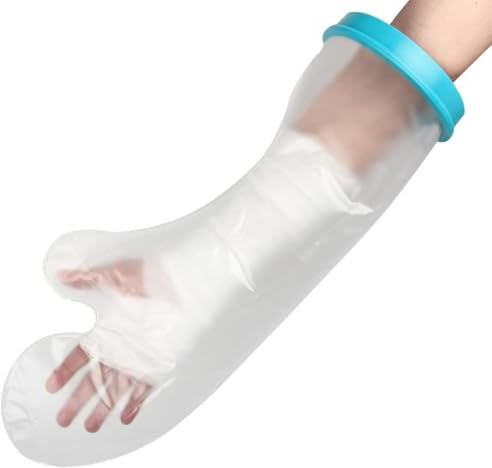 EOYVAIL Protectores de escayola,Funda impermeable para brazo, protección impermeable para brazo, funda para baño y ducha, 59 cm