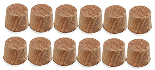 Mikinona Wasserflaschenteile 10 Stück Holzkorken Ersatz-flaschenverschlüsse Größe S