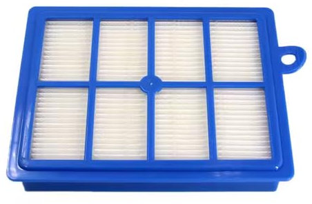 TALENTEC home | 1x Filtro HEPA Repuesto Compatible con Philips, Electrolux y Otras Marcas. Filtro de Aspiradora para Polvo Suciedad y Partículas | H12 | Color Azul y Blanco
