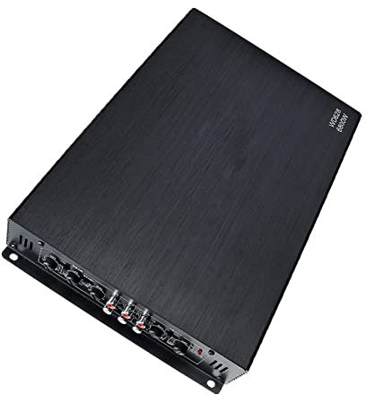 Amplificador, Amplificador de coche, 6800W 4 canaux amplificateurs de Son de Voiture DC 12V Classe A/B Maison Caisson de Basses Audio stéréo Basse Haut-Parleur amplificateur Audio de Voiture