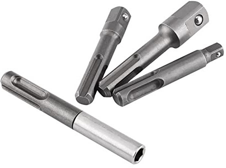 Tbest PlShank to 1 4 Hex Socket Adaptor and 1 4 3 8 2 Drill Bit Exteon Contor Drill Bit Exteons Sves Rods