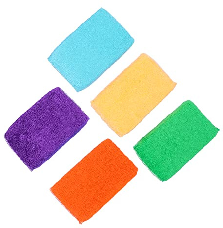 Ipetboom 10pcs Cellulose Sponges Eco Dishwashing Sponge Scrubbing Cleaning Tool Random Color