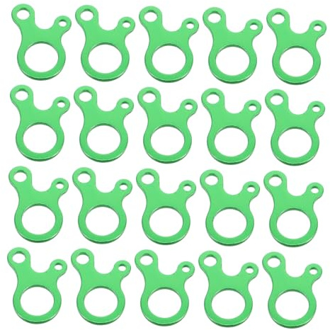 HEMOTON 20 Stück Zeltseilspanner Robuste Seilspanner für Sicheren Halt bei Camping und Outdoor Aktivitäten Windresistent Aluminiumlegierung für Zelt und Abspannleinen